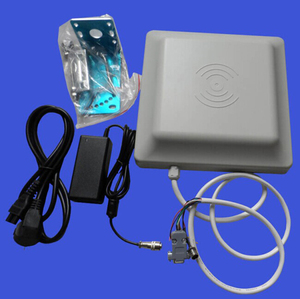 Long Range 915MHz 6M UHF RFID Card <strong>Reader</strong> with ABS 860-960MHz Frequency RS232 Wiegand Wi-Fi Interfaces for Access Control