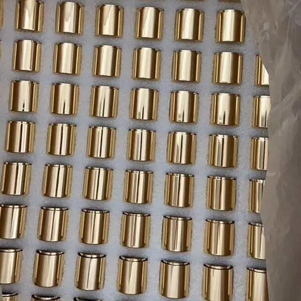 Wholesale factory 15mm black golden colour perfume bottle magnetic metal cap