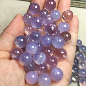 Kristaller şifa taşları topu mor yeşim kuvars küre Reiki taş el sanatları meditasyon için - Product Image 2