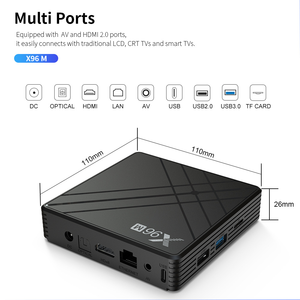 X96M H603 <strong>Quad</strong> Core 64 Bits Smart Box KD Player 18.2 Android 9.0 Smart 6K Tv Box X96M - Product Image 6