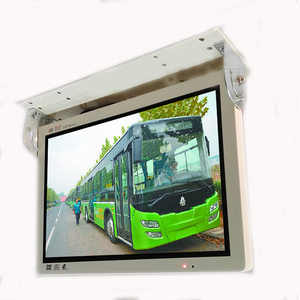 OSK QZ-1902 19 Inch Flip-down <strong>Bus</strong> coach Advertising <strong>Player</strong> Car Digital Signage <strong>LCD</strong> Monitor HD Advertising Screen - Product Image 1