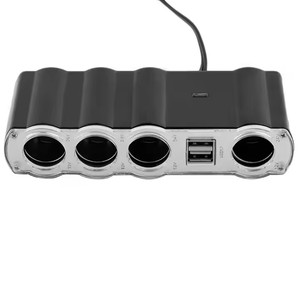 12V - 24V 4路多插座汽车充电器汽车汽车点烟器插座分路器 & 双USB端口插头适配器 - Product Image 3
