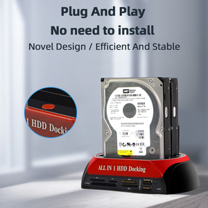 EONLINE hepsi 1 Hdd yerleştirme istasyonu eSATA USB 2.0/3.0 adaptörü için 2.5/3.5 sabit Disk sürücü yerleştirme istasyonu sabit muhafaza - Product Image 3