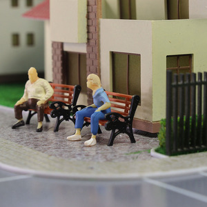 P4806模型铁路列车配件O秤1:50全部坐像画人 - Product Image 4