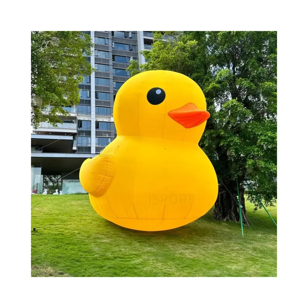 huge large giant 10ft 20ft customized yellow inflatable rubber duck with led light for sale inflatable christmas duck