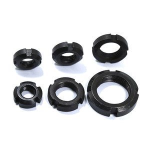 <span class=keywords><strong>M30</strong></span> M40 M50 Nhà Máy Giá Thép Gr 4.8 Gr 8.8 Gr 10.9 Gr 12.9 Oxit Màu Đen Rãnh Vòng <span class=keywords><strong>Nut</strong></span> Din1804 - Product Image 5