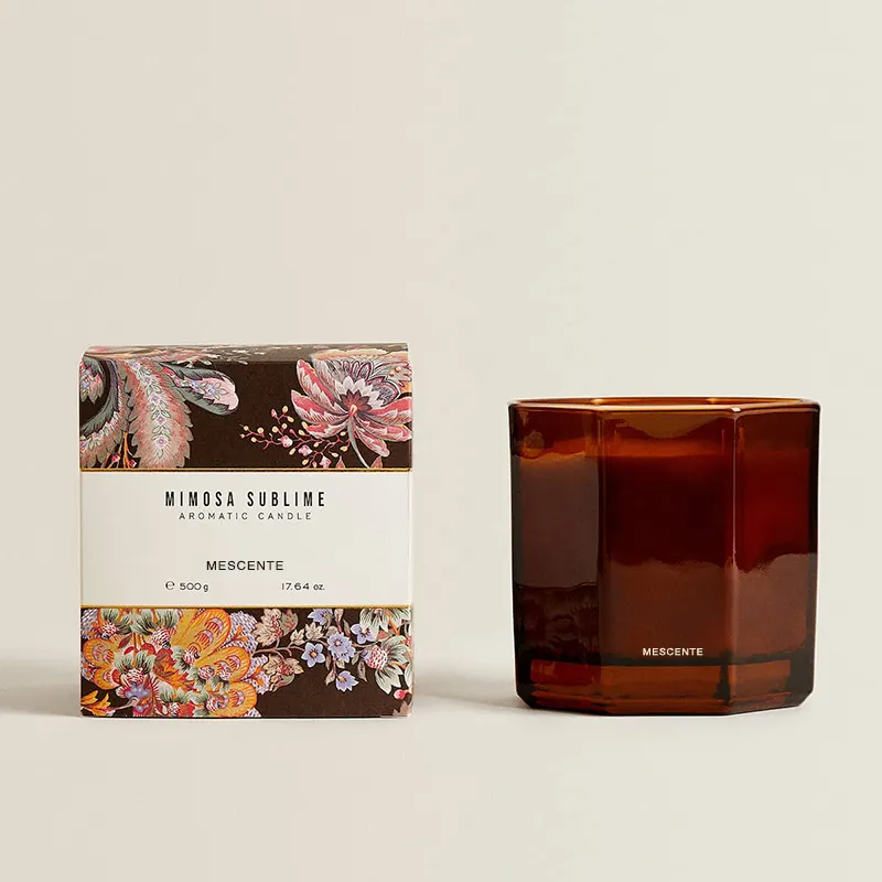 M & Parfum Offre Spéciale Personnalisés de Marque Privée de Luxe Spirituelle Bougies Parfumées à la Cire De Soja Avec La Boîte-Cadeau