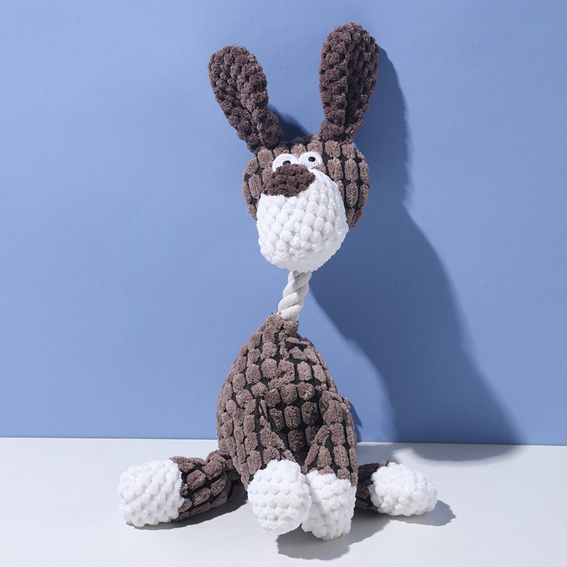 Long-eared puppy teething fabric + sound