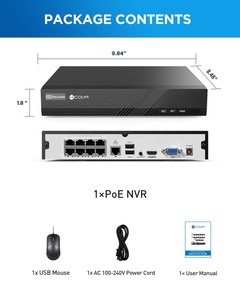 4COVR 4K 8 Channel H.265 PoE Network Video Recorder 8CH NVR 2TB HDD 4MP/5MP/6MP/8MP IP Camera Recording AI People Remote Access - Product Image 4