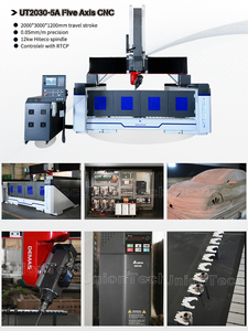 Máquina DE TRABAJO DE MADERA/piedra CNC de 5 ejes, enrutador CNC, accesorios multifunción de 5 ejes, máquina enrutadora CNC de fácil operación - Product Image 6