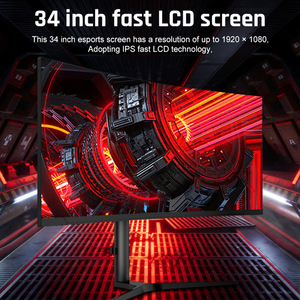 PC da gioco con schermo ampio con Design sottile da 34 pollici Monitor da Computer Desktop display da gioco 1500R Monitor da gioco 4K curvo - Product Image 3