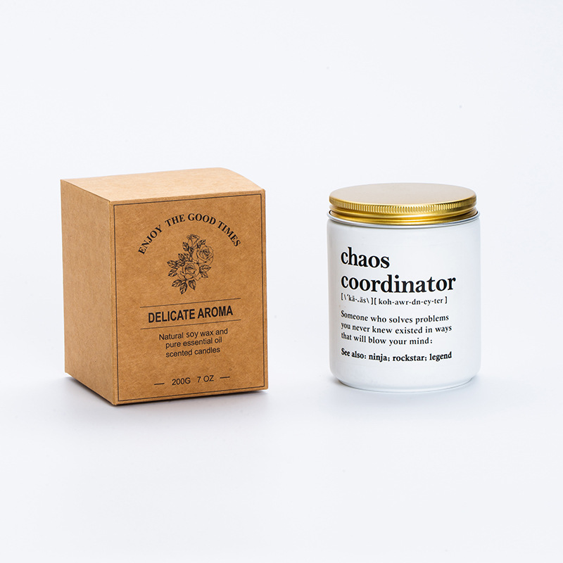 Couvercle doré pour tasse blanche mate