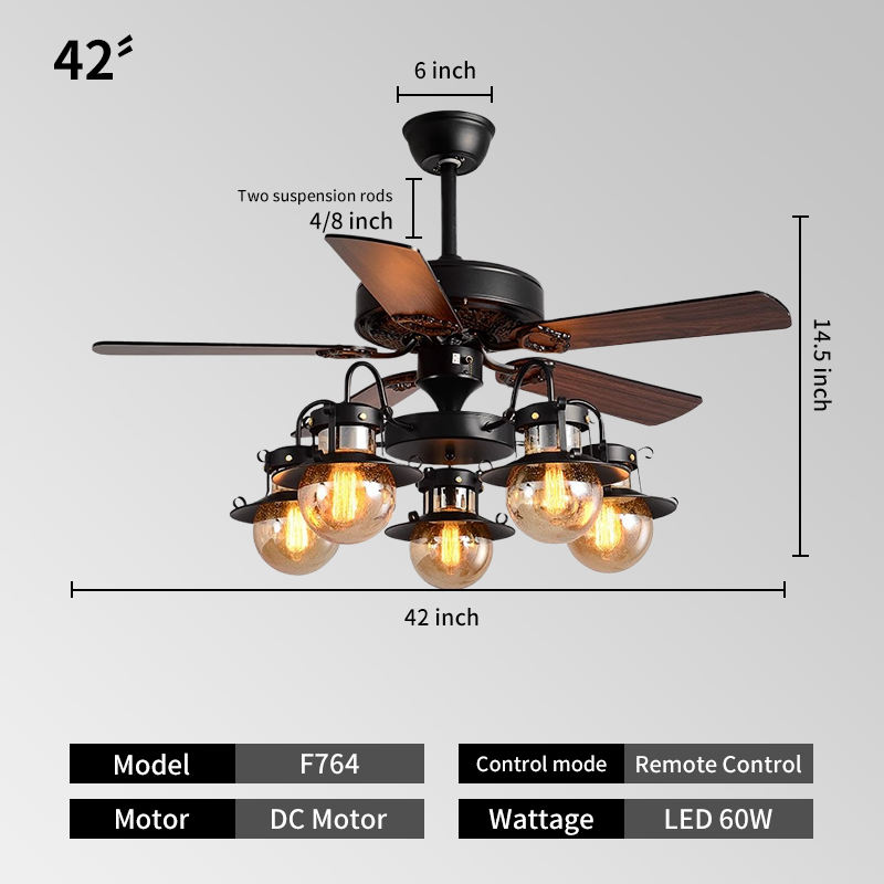 5*E27 base 42 inches