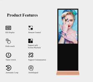 55 inç kapalı dikey TV dokunmatik ekran kiosk lcd reklam paneli 4k reklam oyuncu ekranı HD led/lcd dijital tabela - Product Image 4