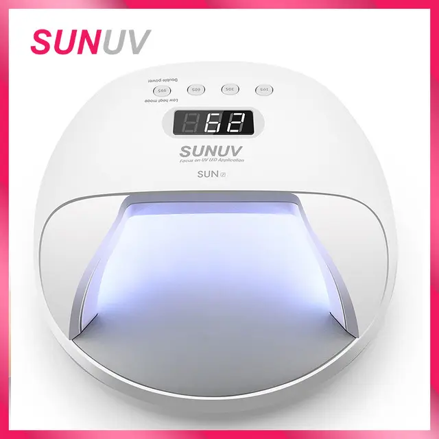 Đèn Làm Móng Pin Chuyên Nghiệp SUN7 48W Sản Xuất Làm Đẹp Móng Đèn Gel Uv Led Sấy Khô Móng Điện Khác Nhau