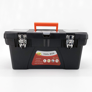 19英寸便携式五金工具箱多功能维修工具箱 - Product Image 2