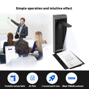 Máy Quét Sách Tự Động Tốc Độ Cao Hành Tinh Thông Minh Tài Liệu Kích Thước A2/A3 Máy Quay Kép Di Động Kỹ Thuật Số Cỡ Lớn - Product Image 5