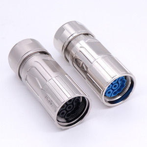 12 4-Pin M23 Stainless Steel M8 Model IP67 Waterproof <strong>LED</strong> Connectors Copper Contact Material for Power <strong>PCB</strong> Applications - Product Image 5