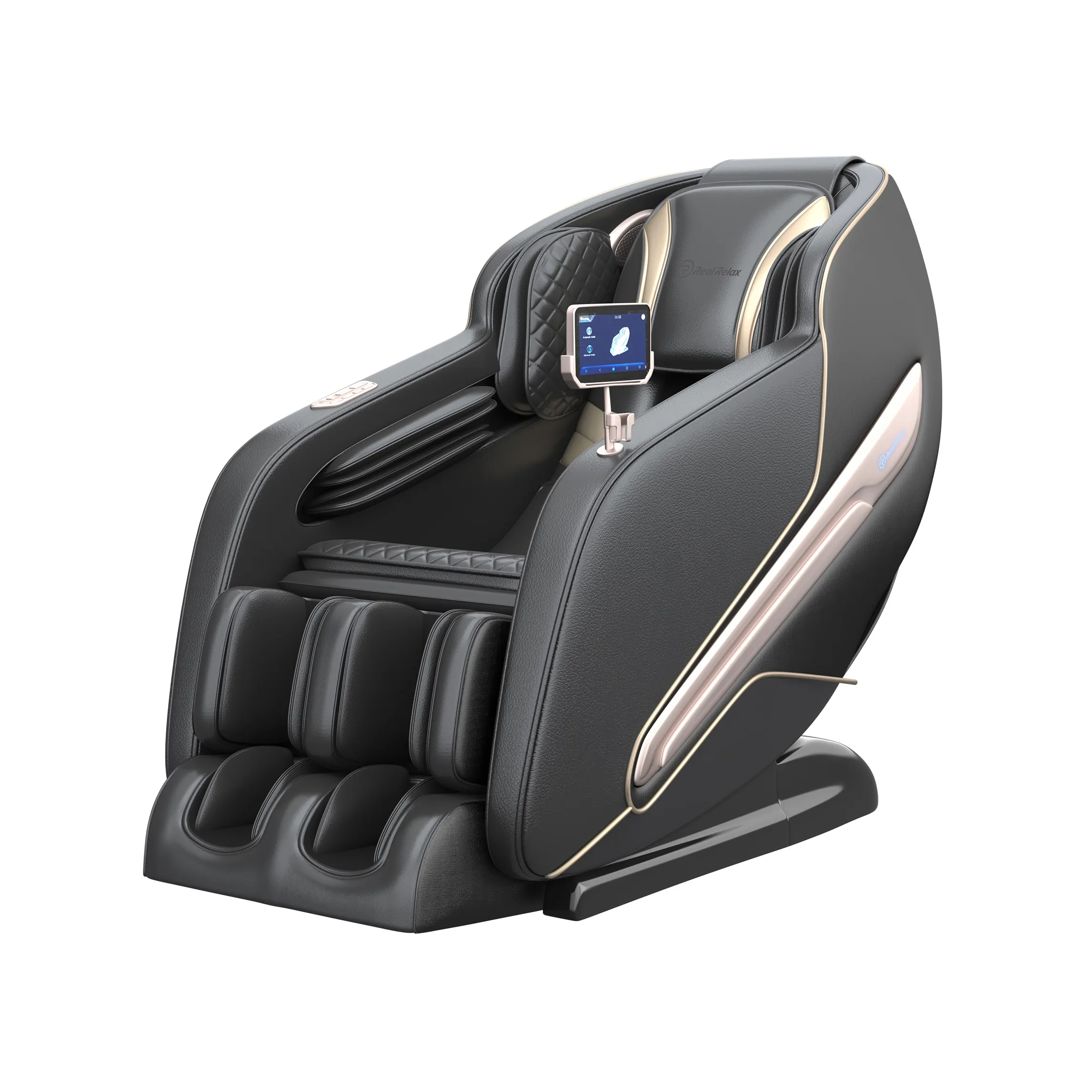 Real Relax PS6000 черная спинка SL Track Economy 4D невесомость роскошное массажное кресло с контролем времени для применения на теле