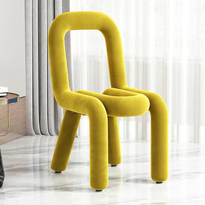 Backrest chair (yellow)