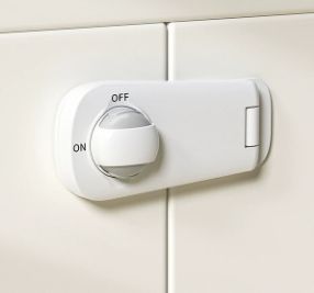 Blanc clair de lune-Serrure courte