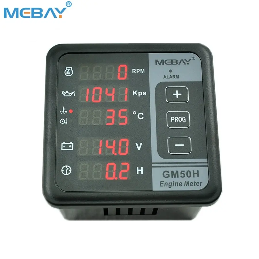 Mebay-medidor de temperatura del agua, refrigerante, CC, GM50HR, piezas de motor diésel