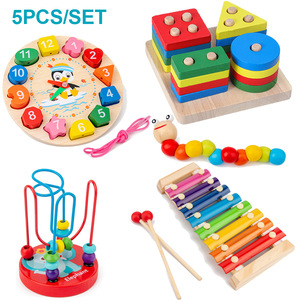 Fabrika doğrudan erken öğrenme eğitim entelektüel geliştirme güvenli malzeme Montessori oyuncaklar - Product Image 6
