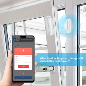 WiFi门传感器报警，图雅智能窗接触传感器应用免费实时发送警报，无线家庭安全系统 - Product Image 3