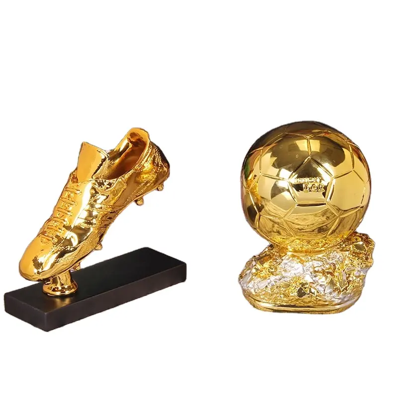 Prix de gros, coupe en résine, sport, logo personnalisé, chaussures de Football