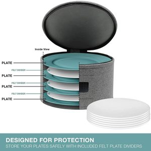 5pcs Set China Storage Containers Moving Box China Dinnerware Storage Organizer - Product Image 2