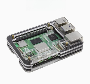 Acryl transparente 5-Lagen-Schale für Raspberry Pi 5 Effizientes elektronisches Zubehör für die Wärme ableitung - Product Image 1