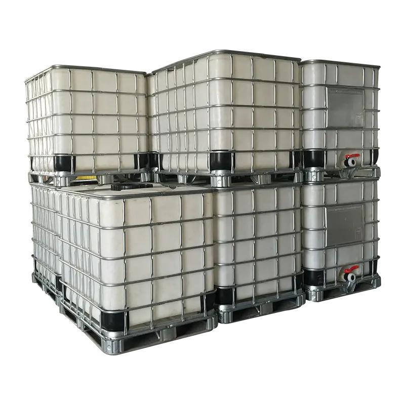 Tanque IBC de almacenamiento de diésel de 1000L, tanque HDPE IBC de 1000 litros de plástico para productos químicos