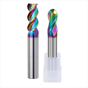 BKEA 10-16mm HRC55 Carbide DLC Coating End Mill 3 Flute U-type Aluminum Cnc Milling <strong>Cutter</strong> Engraving Tools Router Bit - Product Image 1
