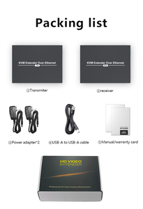 带键盘和鼠标的新型150M点到多点HDMI USB KVM扩展器视频音频HDMI扩展器