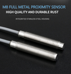 Sensor de proximidad inductivo de metal completo LUOSHIDA M8, detección de 1-3mm, salida de Cable NPN PNP NO NC 2M - Product Image 6