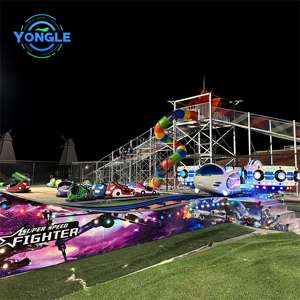 Thiết bị giải trí nhà sản xuất thiết bị giải trí xoay tốc độ nhỏ máy bay cưỡi tàu vũ trụ bay xe - Product Image 5