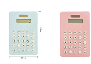 Eco Material Spiral Cahier Notebook mit elektronischem Taschen rechner Stift 8-stelliger Solar Power Desktop-Rechner - Product Image 6