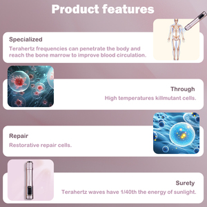 Alat Terapi Blower Terahertz Gelombang Thz Terapi Cahaya Biru Fisioterapi Aktivasi Meridian Tongkat Terahertz Prife Health Frequency Wand - Product Image 3