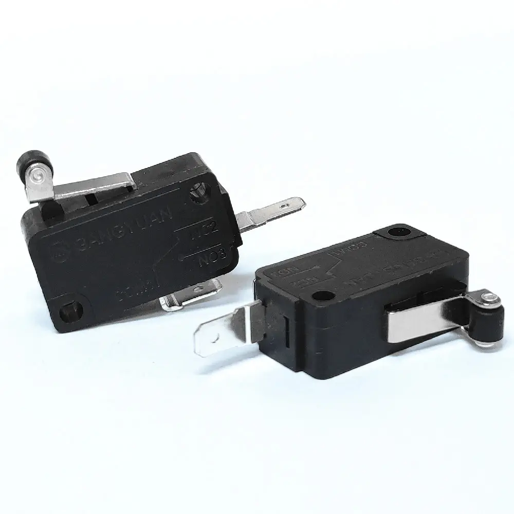 Micro switch company Micro limit switch T125 5e4 tipos palanca de rodillo 16a SPDT micro switch