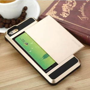 时尚推拉卡包防震设计师手机外壳配件手机外壳适用于Iphone 7 11 13 15 14 Pro Max
