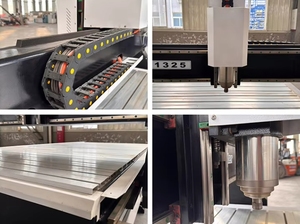 Customizable Wood <strong>CNC</strong> <strong>Router</strong> Maker Engraving <strong>Machine</strong> for Wood Metal Plastic <strong>Syntec</strong> <strong>Control</strong> NC Studio Gear Motor PLC for Sale - Product Image 6