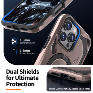 GSCASE新款TPU PC 2合1组合无线充电强吸支架手机外壳，适用于iPhone 16 16 Pro Max - Product Image 2