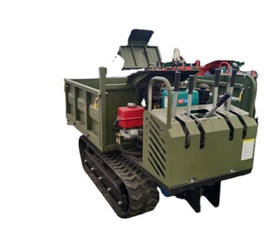 ミニクローラートラクターオフロードタイヤ付きエンジンポンプギア登山山と地形のない尾根恐怖 - Product Image 6