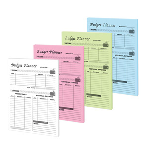 Taccuino del pianificatore di Budget con memorandum di data senza etichetta con copertina rigida in carta materiale diario blocco per promemoria - Product Image 5