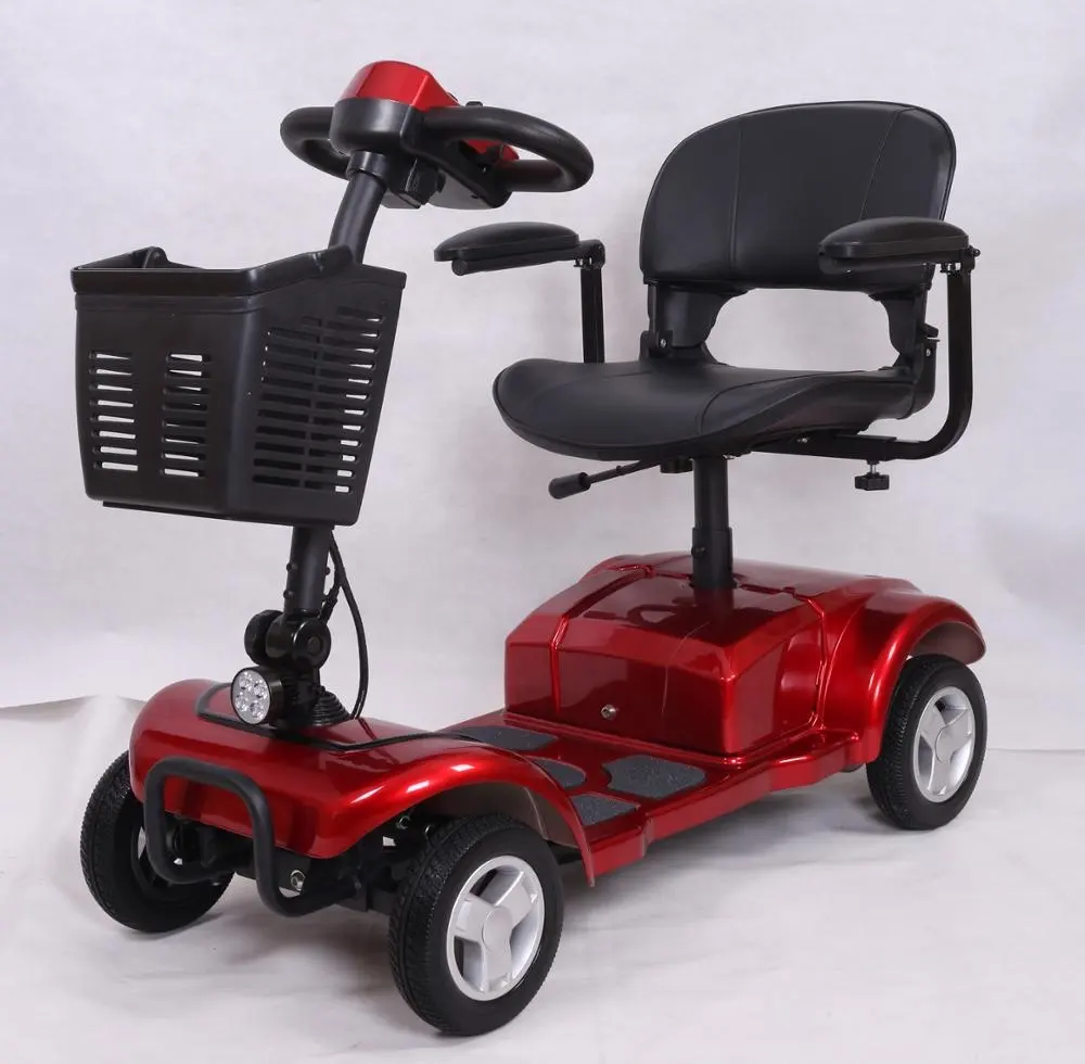 2019 yeni mini katlanabilir elektrik motorlu scooter dört tekerlekli