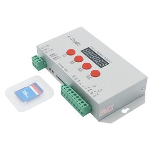 K1000C светодиодный контроллер 5V 12V 24V поддержка 2048 пикселей SD карта 4 канала с выходом 8A - Product Image 5
