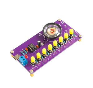 NE555 elektronik DIY piyano kiti 8th sipariş notları eğlenceli lehimleme uygulama devre CKD kitleri ve parçaları - Product Image 5
