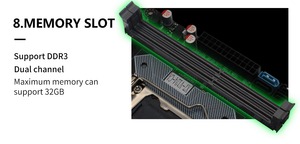 HSGMマザーボードH61-V1816ギガビットメモリはデュアルチャネルDDR3コンピューターデスクトップマザーボードをサポート - Product Image 5