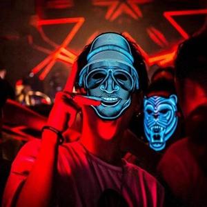 ควบคุมด้วยเสียง Face เพลง LED Light Up PARTY Mask - Product Image 3