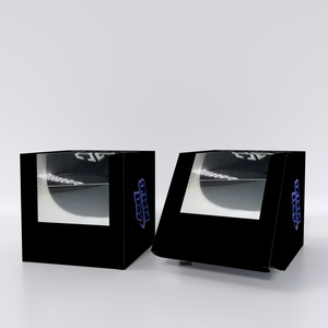 กล่องหมวกพับได้พิมพ์ลายดิจิทัลกล่องใส่หมวกพร้อมโลโก้ตามสั่ง - Product Image 5